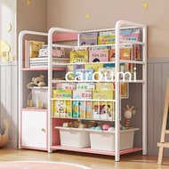 C487兒童書櫃 玩具收納櫃 寶寶書架 讀書區域收納櫃 落地置物架 繪本架全新包送貨Children's bookcase