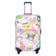 KUROMI Cinnamoroll Luggage Cover SANRIO Waterproof Dustproof Elastic Cover for Luggage Protective Trave Suitcase Cover A