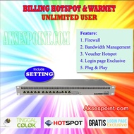 Promo Billing Warnet Hotspot Rt Rw Net Unlimited User Mikrotik