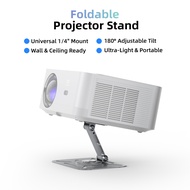 GOOJODOQ Projector Bracket Desktop Wall Mounted Lifting Rotatable Foldable UltraLight Sturdy Durable