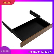 [ap4l43.] Metal Sliding Drawer Organizer 20 Inch Under Desk Pull-Out Storage Box for Below Office Ta