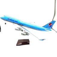 Korea Korea 747 Lighted Airplane Model Decoration LED Korean Airplane Model Simulation Airplane Mode