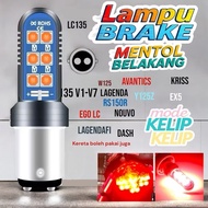 3030-12 Lampu Brake LED Bulb 1157 Lampu Kelip Kelip Flash Motor LC135 KRISS EX5 DREAM WAVE SRL Bulb 