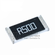 2010 Chip Resistor 0.5 R R R500 Precision 5% 0.5 Om Size: 5.0 * 2.5mm (20 Pcs)