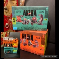 全新8盒 AKIRA 亞基拉 盒蛋 盲盒 part 2&4 海洋堂 medicom 鉄雄 金田 搪膠 幪面超人 天地雙龍 膽大黨 紅高達