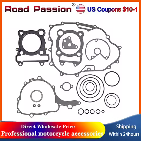 Motorcycle Engine Cylinder Gasket Set For Yamaha YBR250 YS250 YBR YS 250 12B-E1351-00 12B-E1181-00 1
