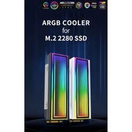 M2 M.2 Sata NGFF SSD Coolingheatsink Nvme/ ARGB 2280 LensINFINITY