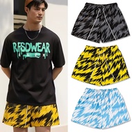 Men's American Trendy Basketball Shorts Fashion Full Print Shorts for Men Loose Casual Quick Drying 