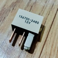 Relay 156700-2480/2470 (DENSO) 4 Legs 12V Car Made in Japan White