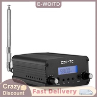 ซื้อ 1 ชิ้นลด 10 บาท 1W/7W STEREO AUDIO FM Transmitter MINI Radio Broadcast PLL Station 76MHz-108MHz