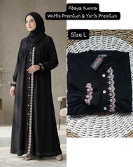 abaya wolfis renda | abaya yumna wolfis / yumna wolfis renda / yumna wolfis / gamis wolfis renda
