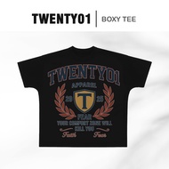 BOXY Form T-shirt for Men and Women TWENTY01 STORE LOGO