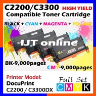 SET Compatible Fuji Xerox DP Docuprint C2200 C3300 C3300DX DPC2200 DPC3300 DPC3300DX Color Laser Ton