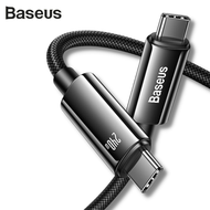 Baseus สายเคเบิล 240 W  สายชาร์จ Tungsten Gold  Fast Charging Data Cable Type-C to Type-C 100W สายชา