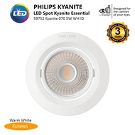 Philips 59752 KYANITE 070 5W 27K WH ID recessed Spotlight
