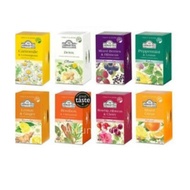 AHMAD TEA Fruit & Herb Tea Range 20s ( Peach & Passion / Camomile & Lemongrass / Lemon & Ginger / Pe