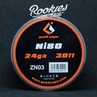 Ready JT Geek Vape Ni80 Nichrome Coil Wire 30Ft 24GA | Kawat RTA GeekVape CR008