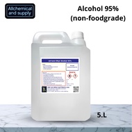 5L.เอทานอล 95% | เอทิลแอลกอฮอล์95% (Non-Food Grade) สำหรับล้างคราบ งานอุตสาหกรรม พร้อมส่ง ขนาด5ลิตร