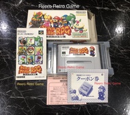 Super Mario RPG Box set ตลับ Super Famicom (SFC) งานกล่อง ของแท้จากญี่ปุ่น สภาพสวย shvc-arwj-jpn