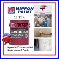 1 Litres 1L NIPPON Paint Acrylic 5170 Wall Sealer (Suitable Interior & Exterior)