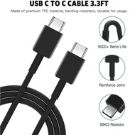 Genuine Samsung 2-head Type C charging cord