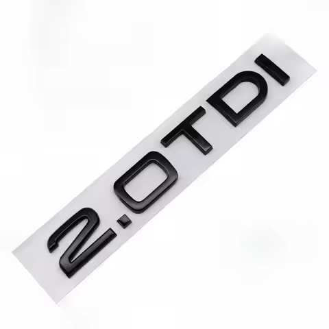 For Audi A3 A4 A5 A6 A7 A8 Q3 Q5 Q7 Q8 Accessroies 3D ABS Car Logo 1.9 2.0 2.8 3.0 4.2 TDI 3.6 Stick