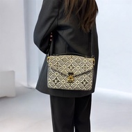 🧳路易威登郵差包LV黑色緹花布Since1854郵差包 M57272