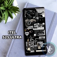 CC26 Flexible rubber softcase for ITEL S25 Ultra/ aesthetic Motif ITEL S25 Ultra/ ITEL S25 Ultra/sil