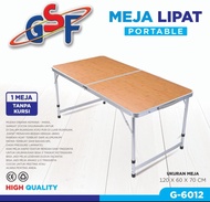 Meja Lipat Portable untuk Jualan Meja Koper Meja HPL Serbaguna