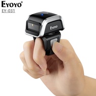 EYOYO Scanner Bluetooth Ring Wireless Mini Finger Barcode Reader 2D Barcode Scanner Android IOS PC P