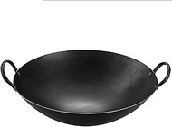 Iron Wok, Wok Pan Nonstick, Woks and Stir Fry Pans for Home and Professional Cooking – The Chinese Wok Choice of Chefs (Round Bottom Wok),38cm/ 15 inch () interesting