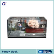 Gazechimp 1/64 Diorama ฉากรถโมเดลพร้อมเคสแสดงผลสำหรับคอลเลกชันรถของเล่นแบบจำลอง