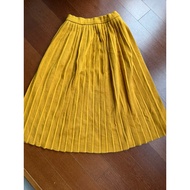 Mustard Skirt Mustard Yellow Skirt/