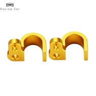 Takimeo 2Pcs Motorcycle Front Brake Line Hose Clamp Holder CNC Aluminum For Honda CRF250L CRF250M 20