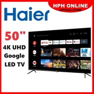 ♘New Haier 50 inch 4K UHD Smart Google Android LED TV  Television  电视❦