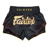 Fairtex Muay Thai Shorts - BS1925 Red Line (ดำ)
