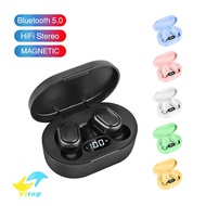 Vitog Original E7S Wireless Bluetooth Earphone with MicNoise Reduction TWS Wireless Earbuds HD Call Waterproof Bluetooth Headset for Huawei iPhone Xiaomi Realme Samsung Oppo ViVo Redmi Mobile Phones/Laptop