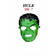 Plastic hulk Mask Toy