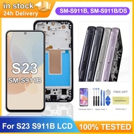 Tested S23 5G Display Screen for Samsung Galaxy S23 S911B S911U S911W  Lcd Display Digital Touch Scr