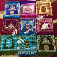 SEJADAH MINI KECIL 35 CM X35CM SEGI EMPAT SAMA PRAYER MAT PEMBORONG SEJADAH MURAH