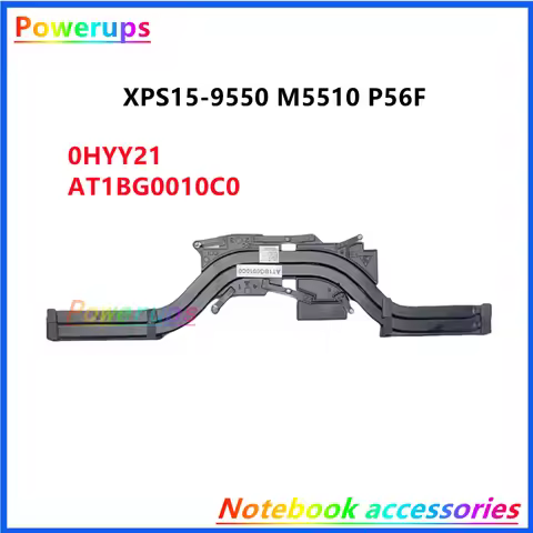 Laptop/Notebook CPU Cooler Heatsink For Dell XPS 15-9550 Precision M5510 P56F 0HYY21 AT1BG0010C0 08R