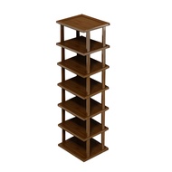 Bamboo Entryway Shoe Rack 3/5/7 Tiers Heavy Duty Wooden Free Standing Rustic Living Room Bedroom Clo