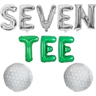 (SG SELLER) 70th Birthday Decorations, 70th Golf Birthday Balloon,Silver&Green Birthday Decorations 