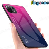 Jingsanc Ốp Điện Thoại Cho Xiaomi Mi 11 Lite/Mi 11 Lite 5G/Mi 11 Lite 5G NE Ốp Bảo Vệ Viền TPU Mềm N