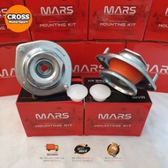 🚨MARS🚨ABSORBER MOUNTING SILVER/RED SILICONE (ADJUSTABLE ABSORBER) FOR PERODUA KANCIL/KELISA/KENARI/VIVA/MYVI(FREE CAP)