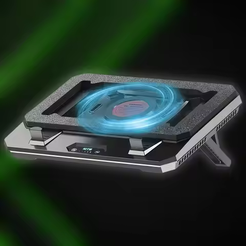 IETS GT350 Laptop Cooler Performance Gaming Cooling Pad, 4000RPM High Speed Turbo Fan, Air-Sealing F