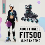 OXELO รองเท้าอินไลน์สเก็ต เพื่อการออกกำลังกาย FIT500 (สีเปปเปอร์มินท์) ( Adult Fitness Inline Skates