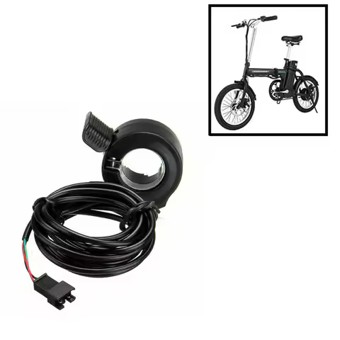 1x E-bike Thumb Finger Trigger Throttle Left Right Electric Bike Electric Scooter Accelerator For El