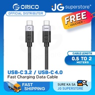 ORICO (0.5m / 1m /1.5m / 2m) USB 3.2 / USB 4.0 Type C Charging Cable Type C to Type C