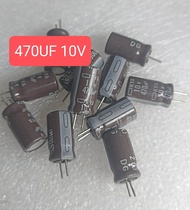 10BUAH ELCO 470UF 10V ELKO 470 UF 10 VOLT 470UF 10VOLT